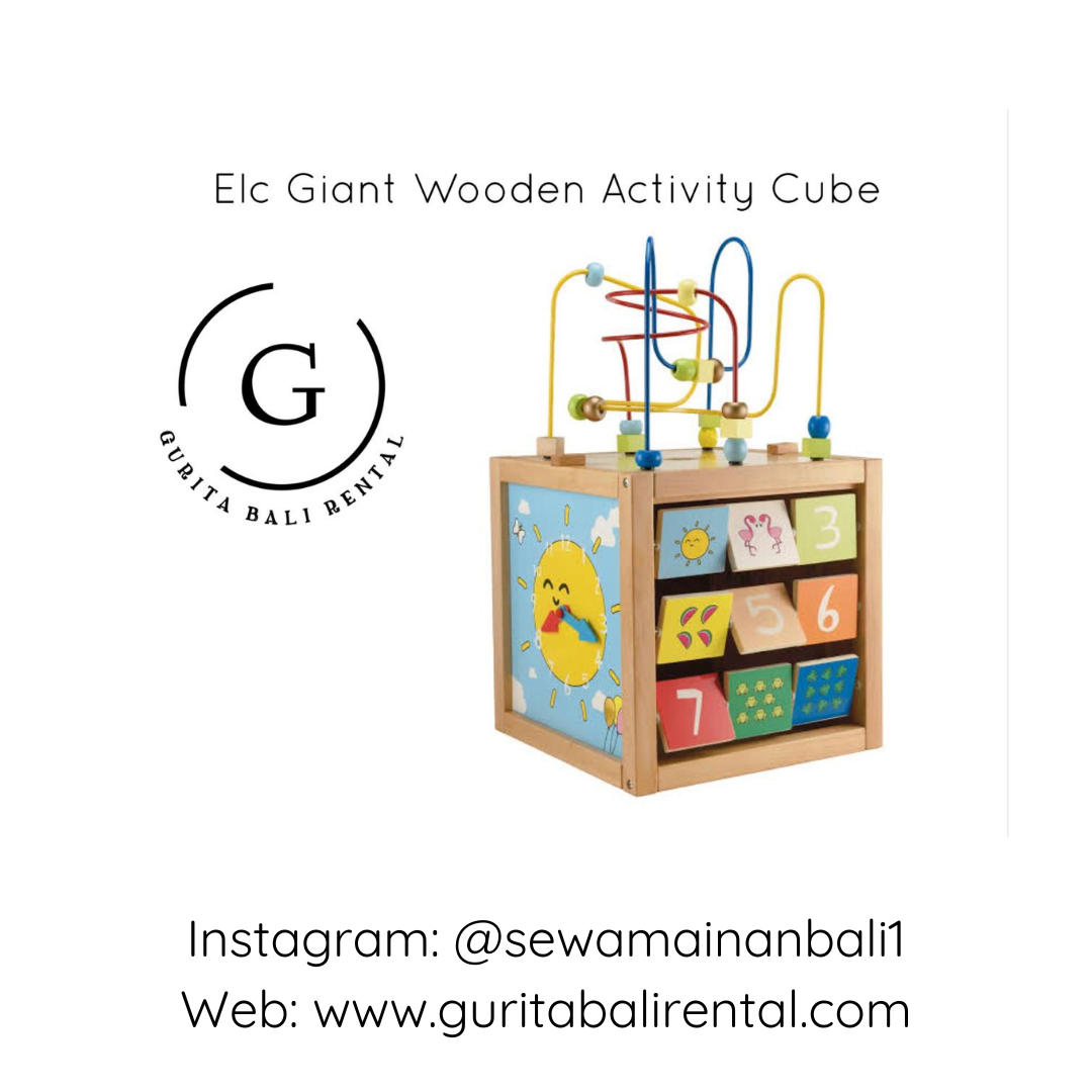 ELC GIANT WOODEN ACTIVITY CUBE