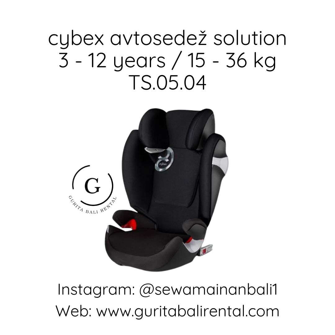 CYBEX AVTOSEDEŽ  SOLUTION M-FIX, BLACK BEAUTY TS.0