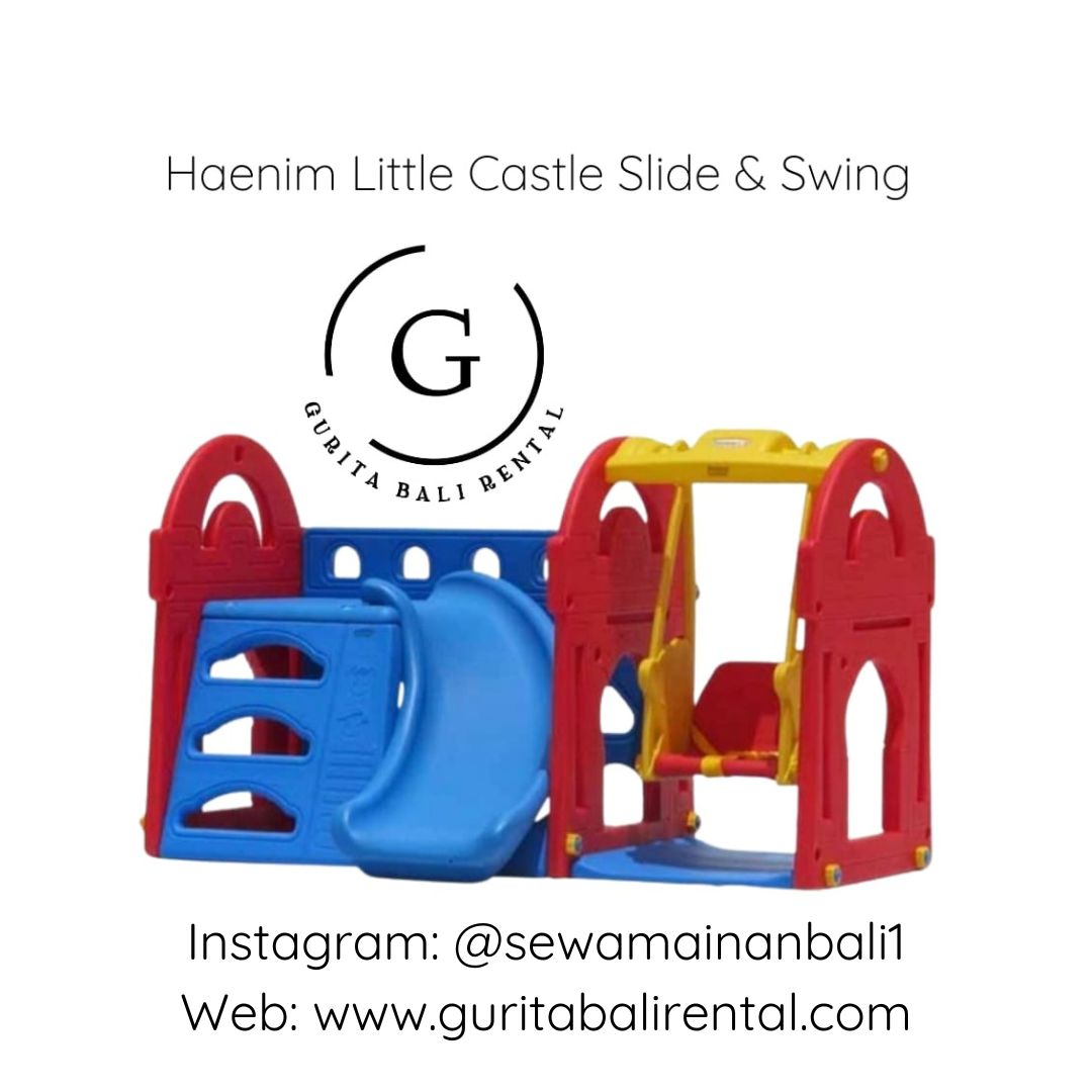 HAENIM LITTLE CASTLE SLIDE AND SWING
