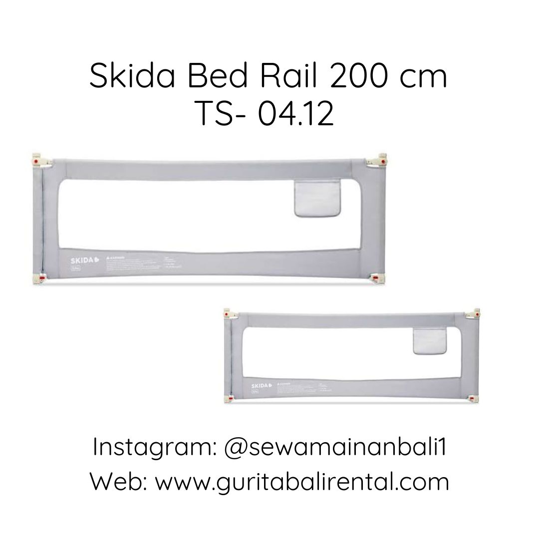 SKIDA BEDRAIL EXTRA TALL  200CM TS.04.12