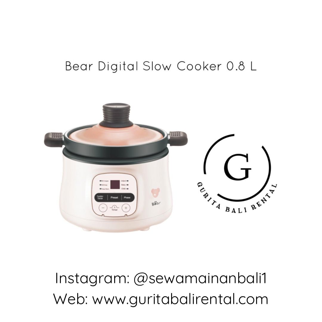 BEAR DIGITAL SLOW COOKER 0.8 L (2)