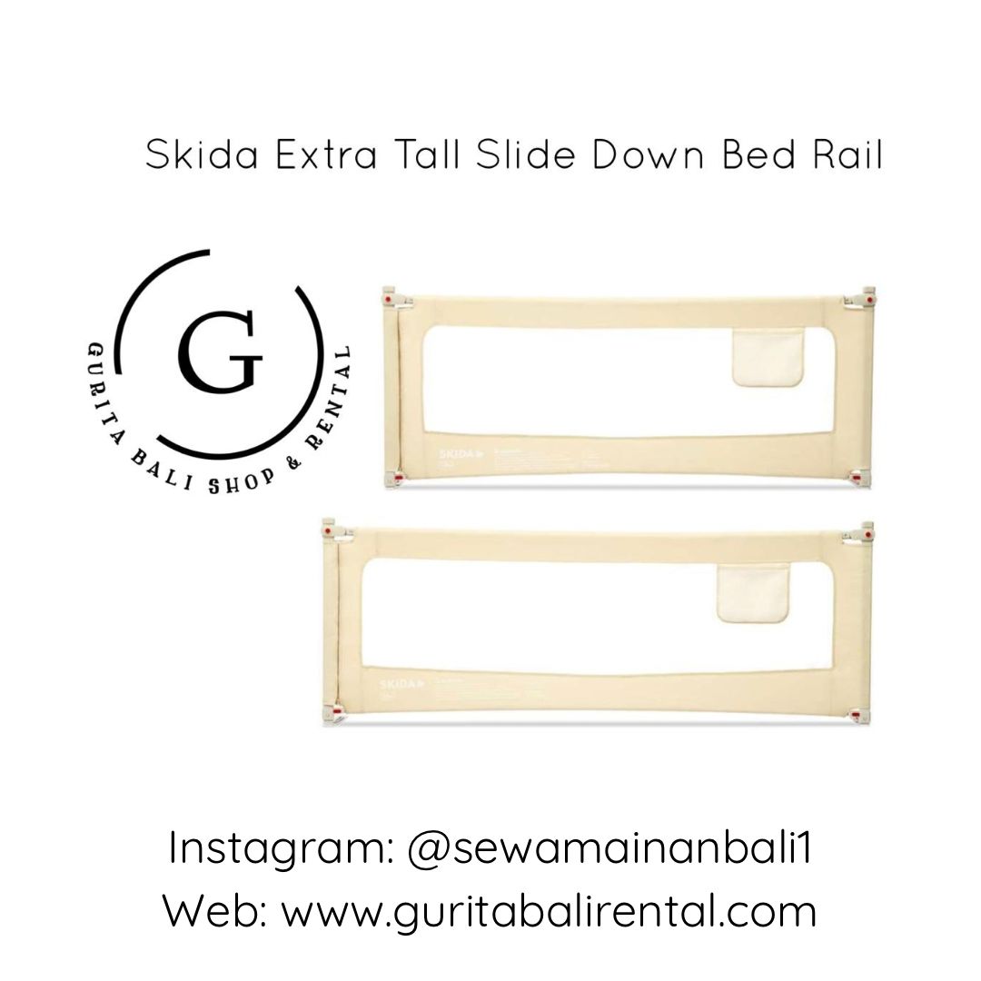 SKIDA EXTRA TALL SLIDE DOWN BEDRAIL SIZE 200 CM (D