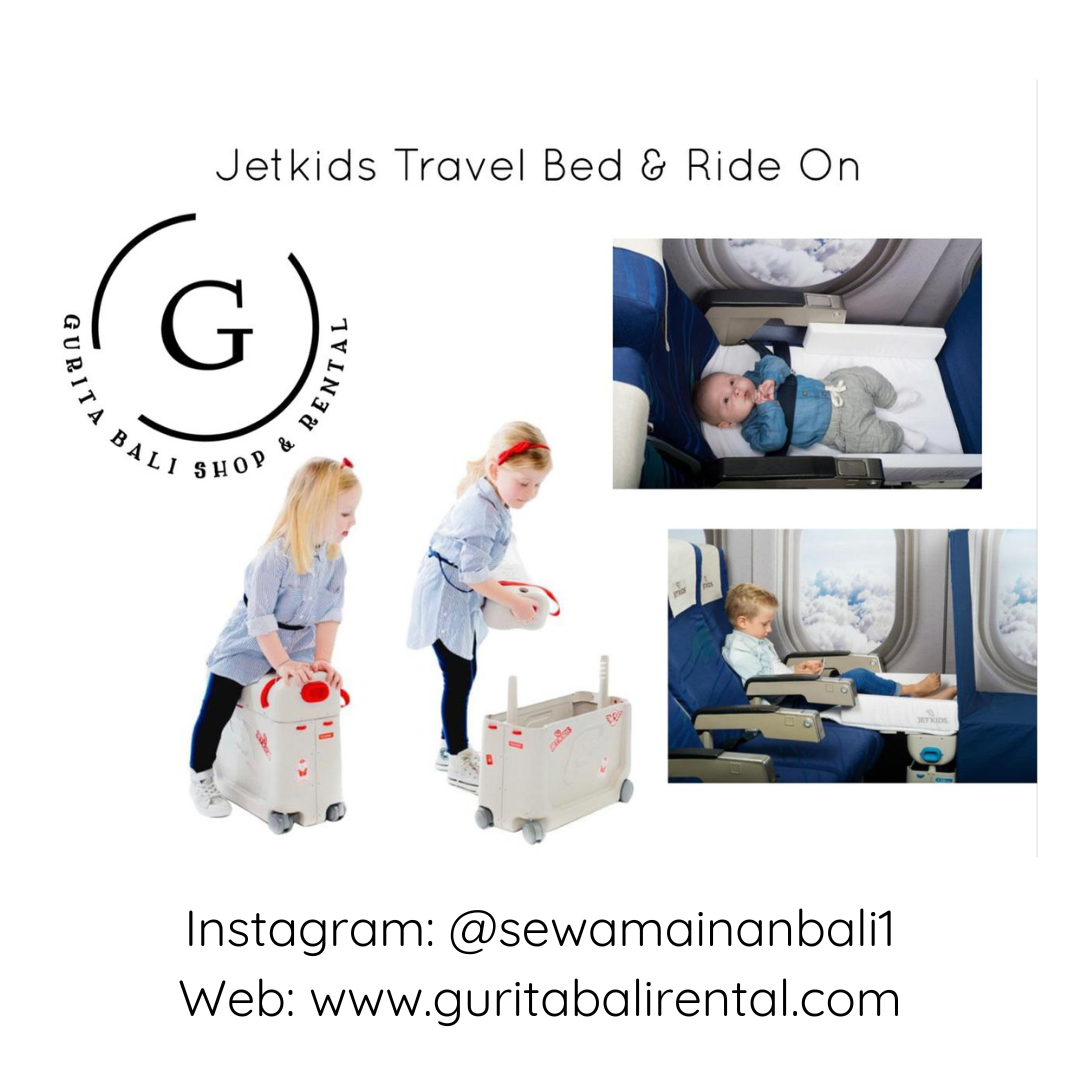 JETKIDS TRAVEL BED & RIDE ON