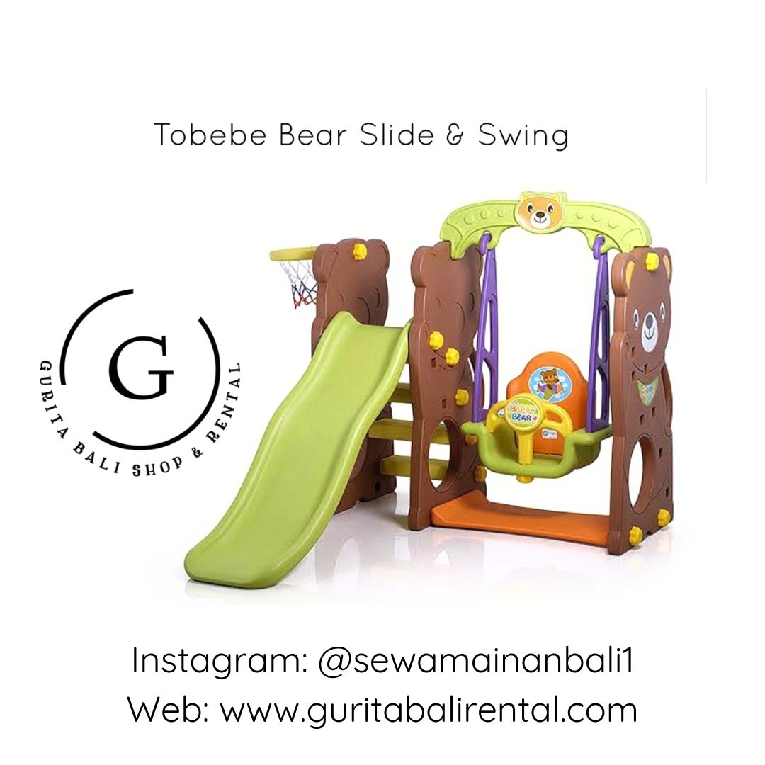 TOBEBE BEAR SLIDE & SWING