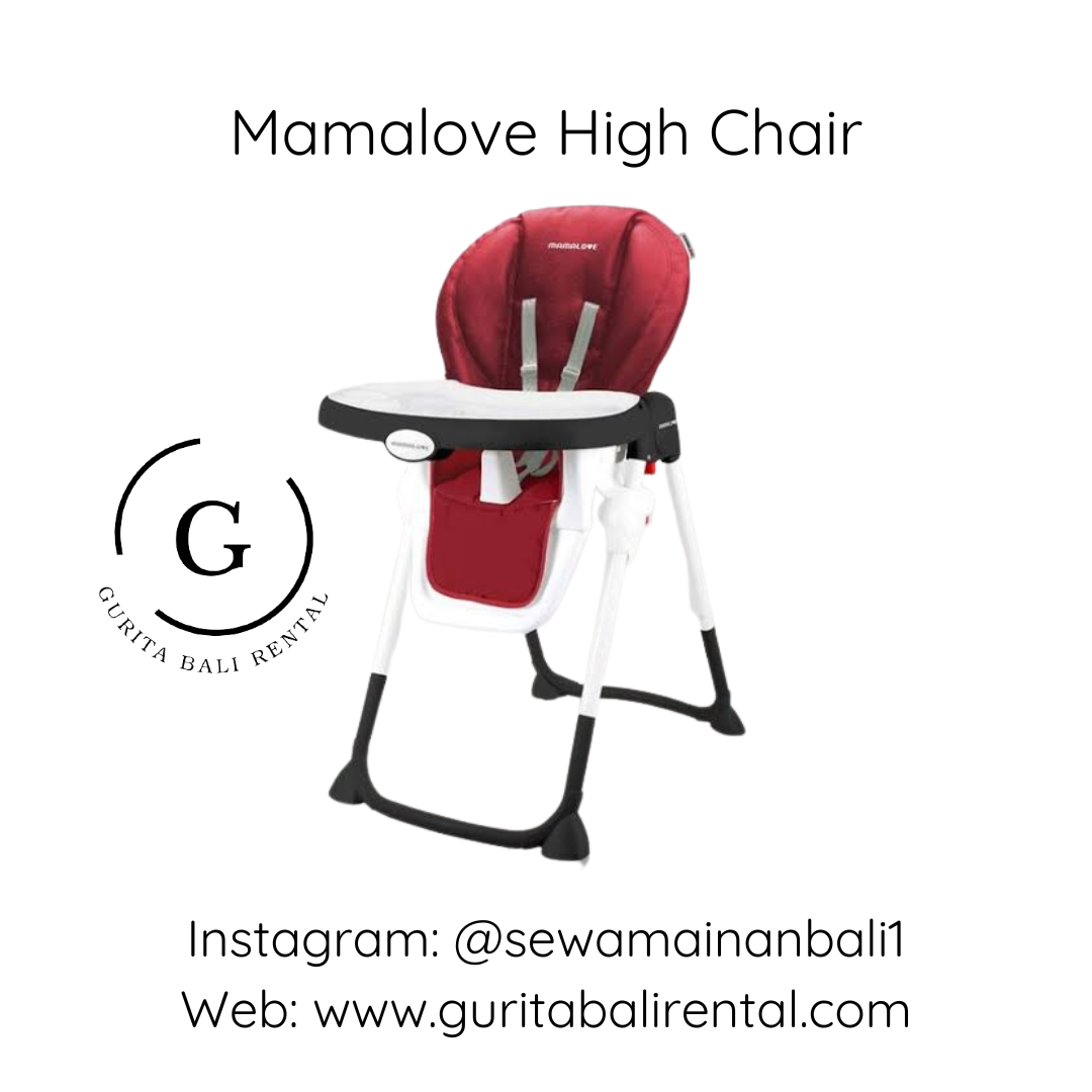 MAMALOVE HIGH CHAIR-RED