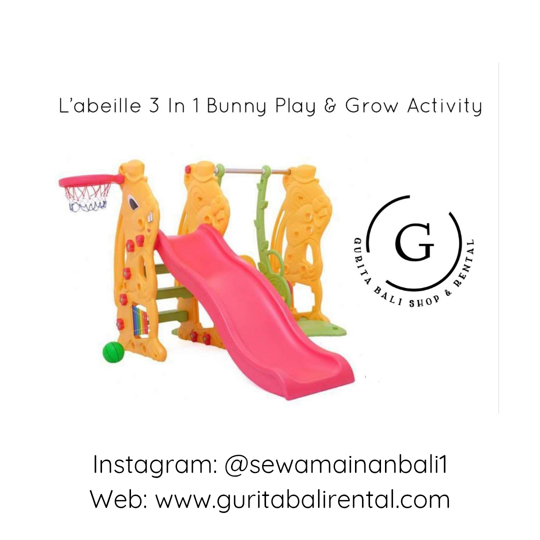 L'ABEILLE 3 IN 1 BUNNY PLAY & GROW ACTIVITY